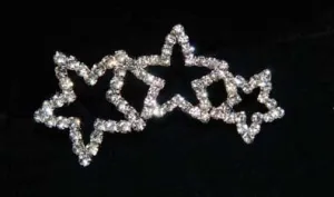 #9231 - Triple Star Barrette