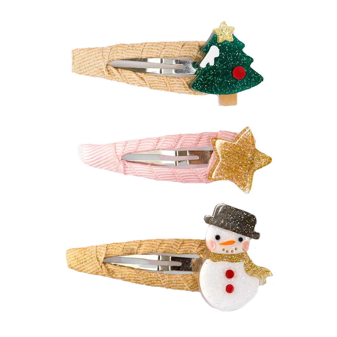 Barrette Set - Frosty Holiday
