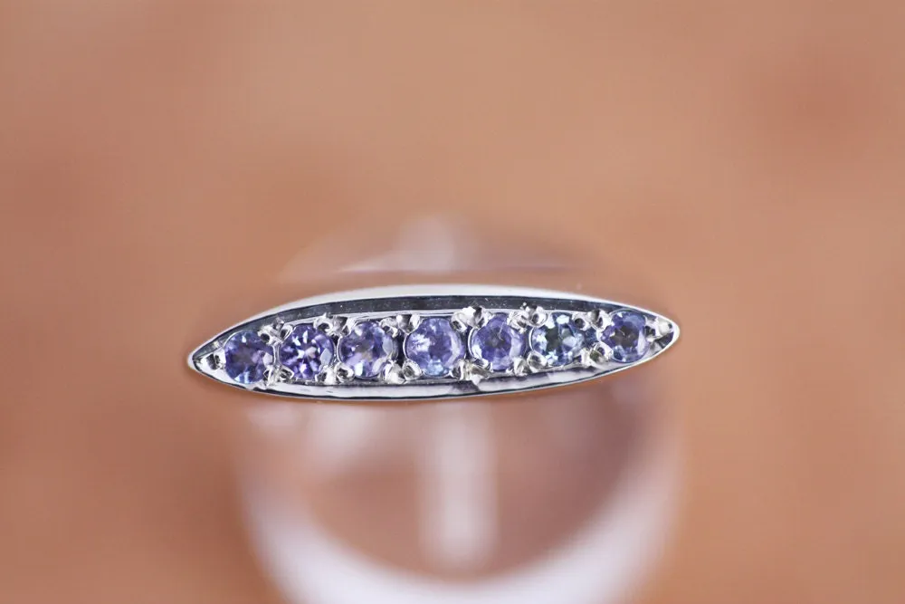Blue Tanzanite Statement ring
