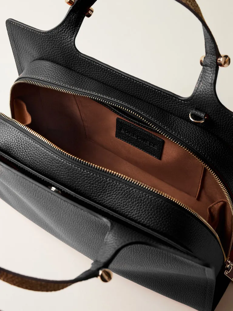 Borbonese Borsa Bauletto Nero Donna