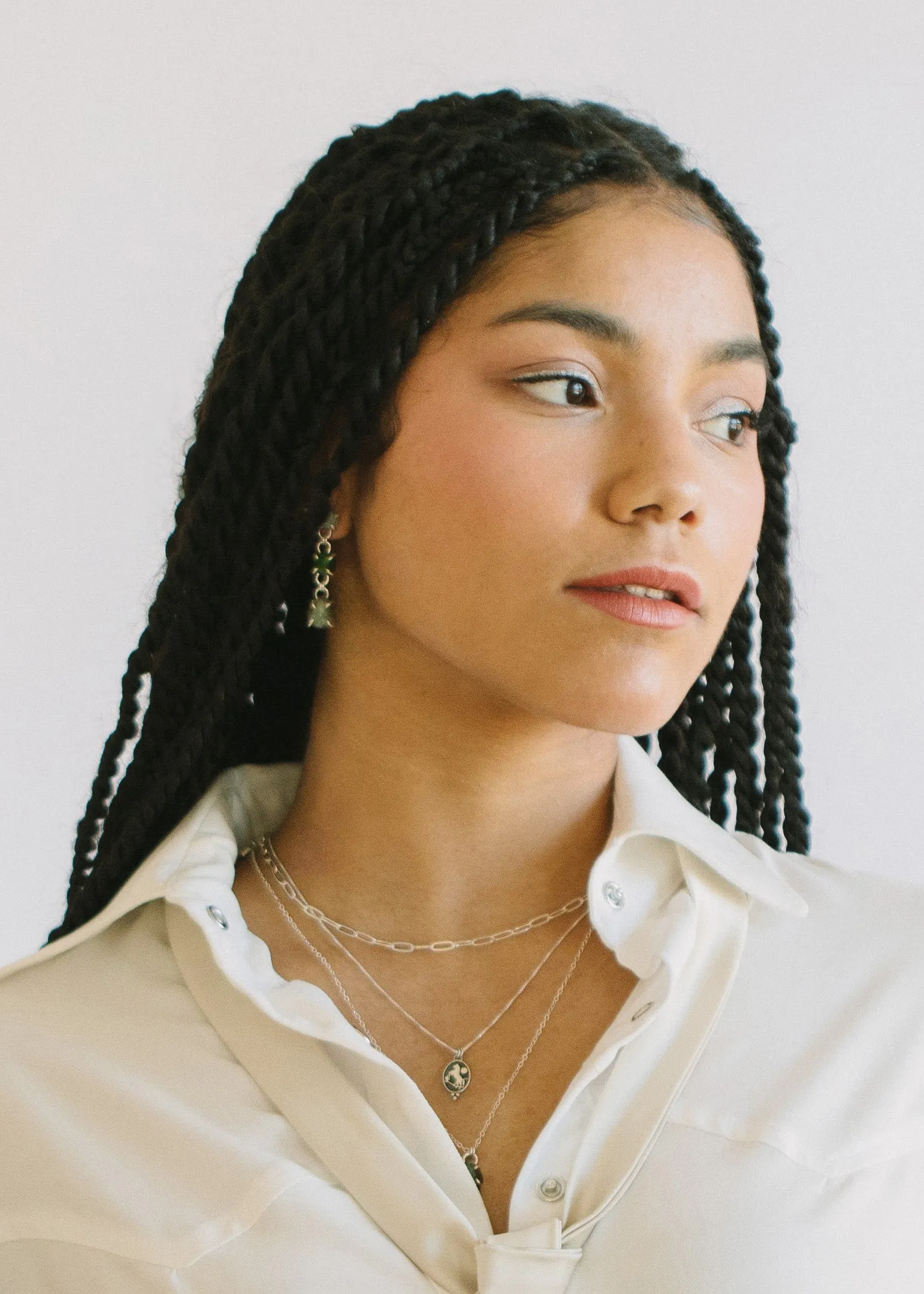 Dewdrop Statement Stud Earrings - Gold Filled