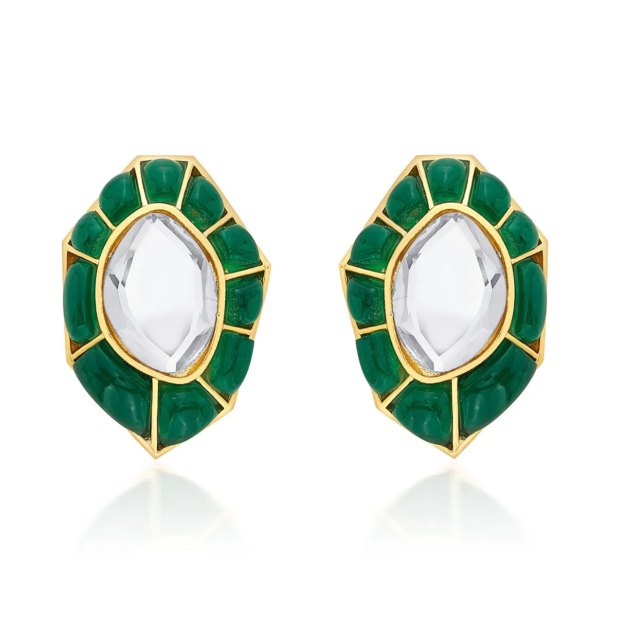 Fiesta Hydro Emerald Studs