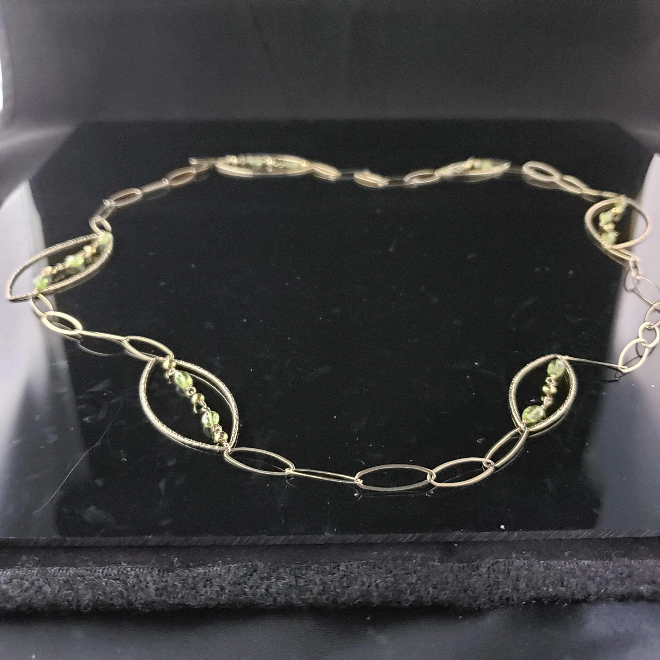 Gold-filled Peridot necklace