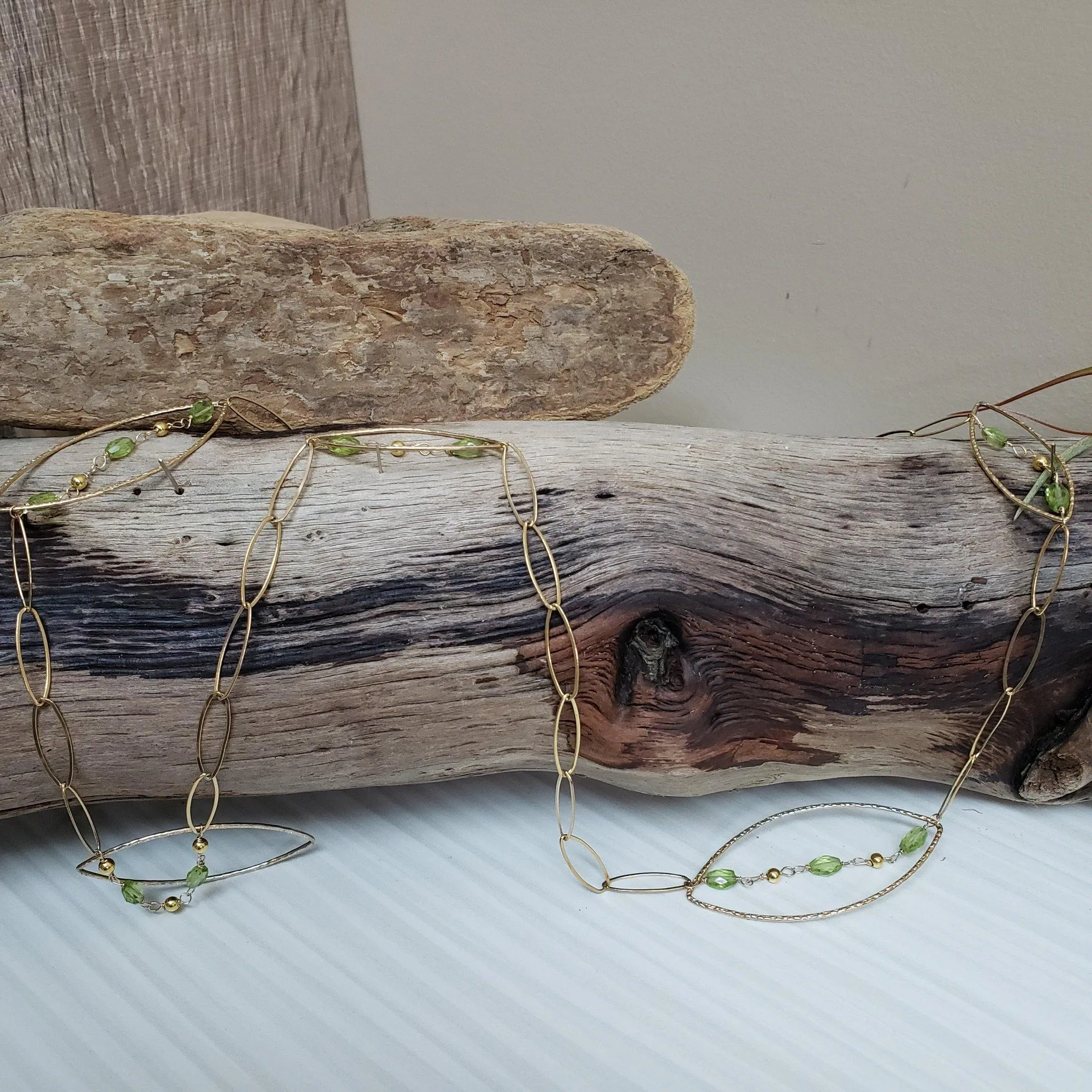 Gold-filled Peridot necklace