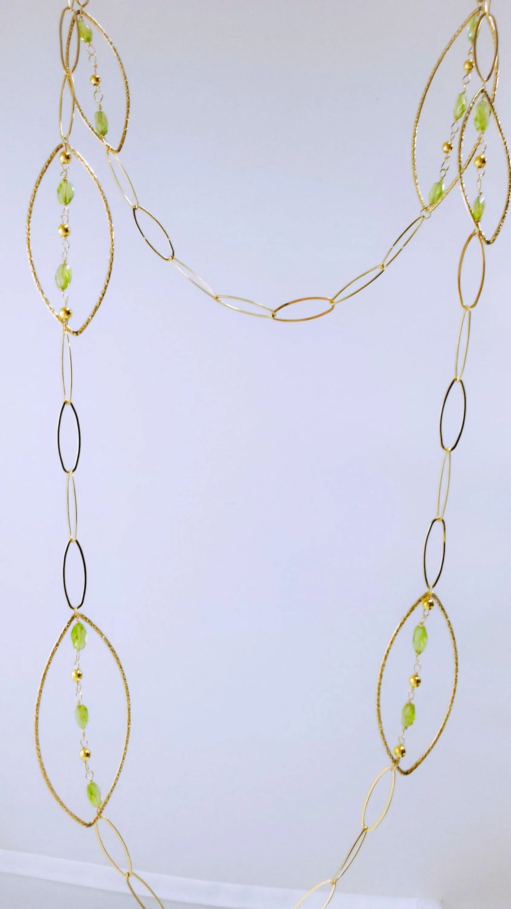 Gold-filled Peridot necklace