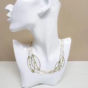 Gold-filled Peridot necklace