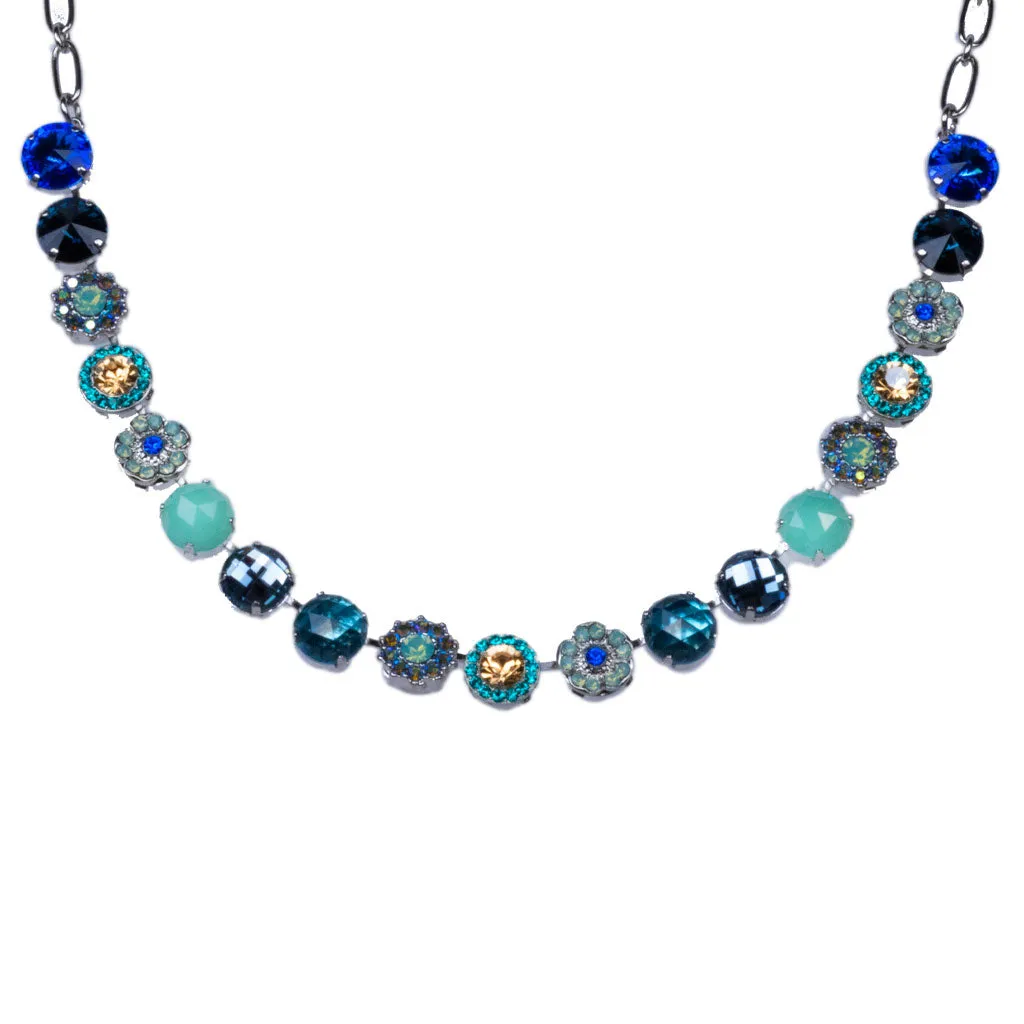 Large Rosette Rivoli Necklace in "Fairytale" *Custom*