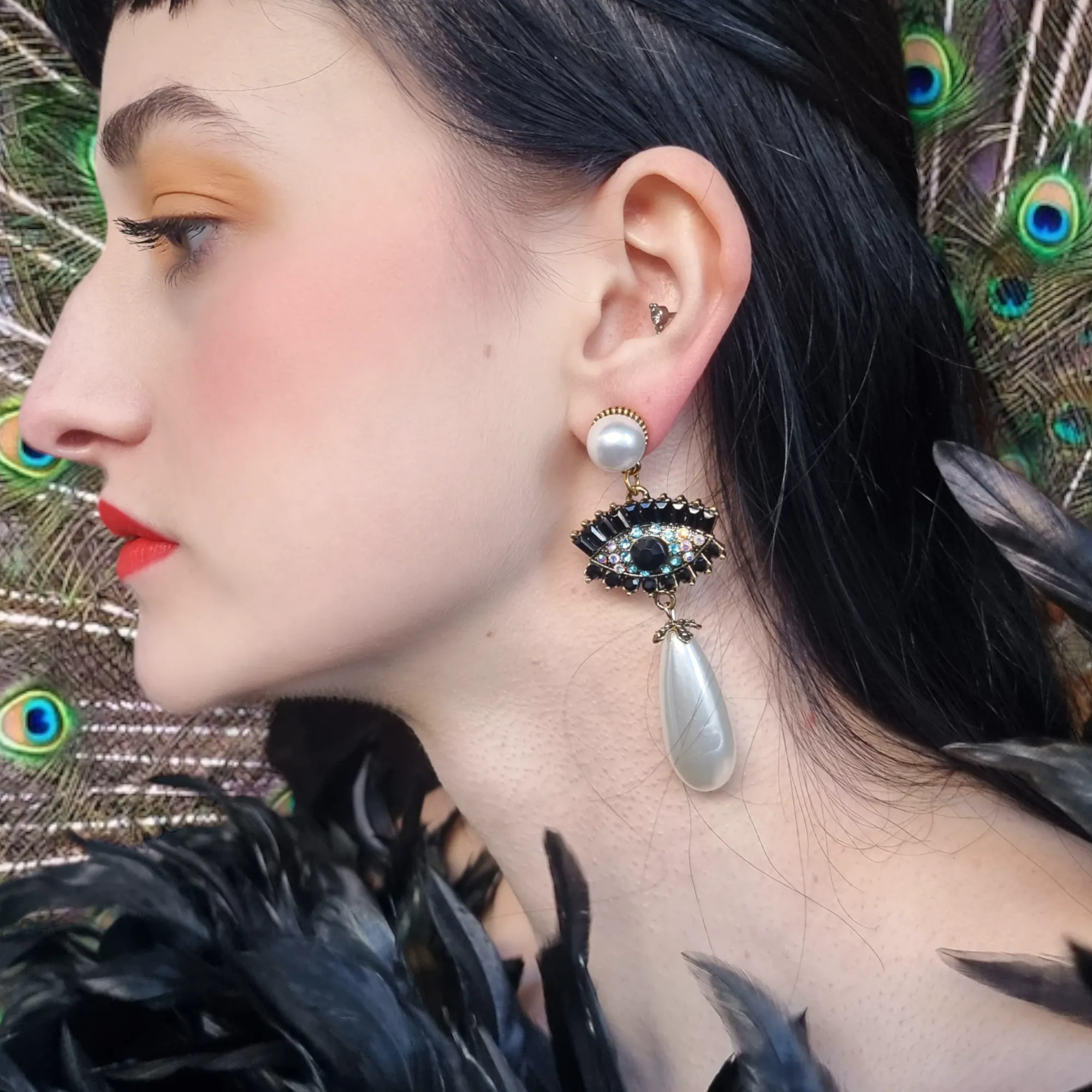 Luxe Surreal Chandelier Earrings