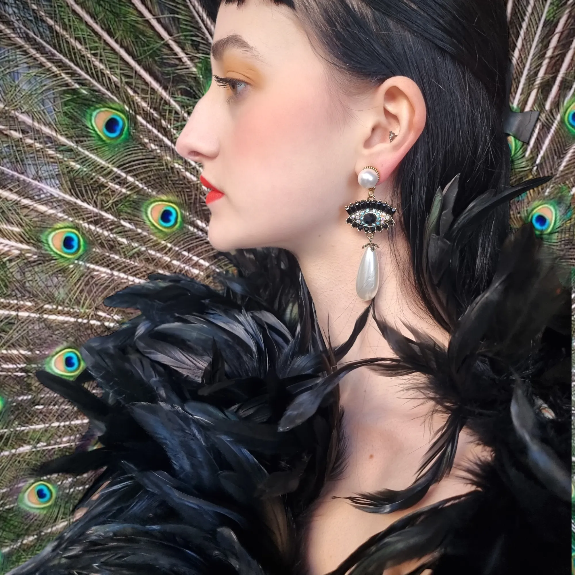 Luxe Surreal Chandelier Earrings