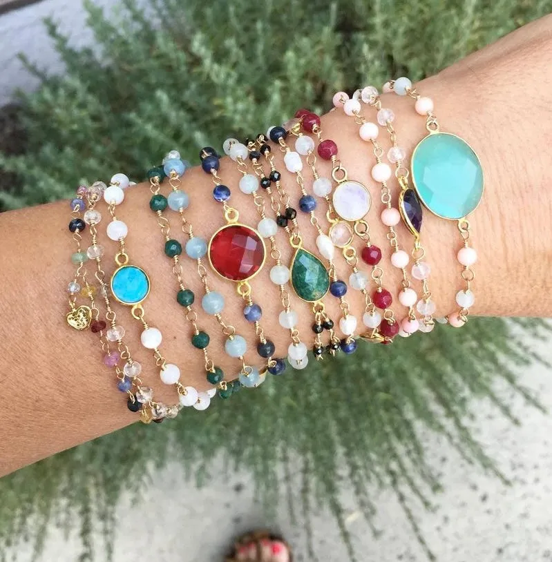 Mother of Pearl Clover Bracelet