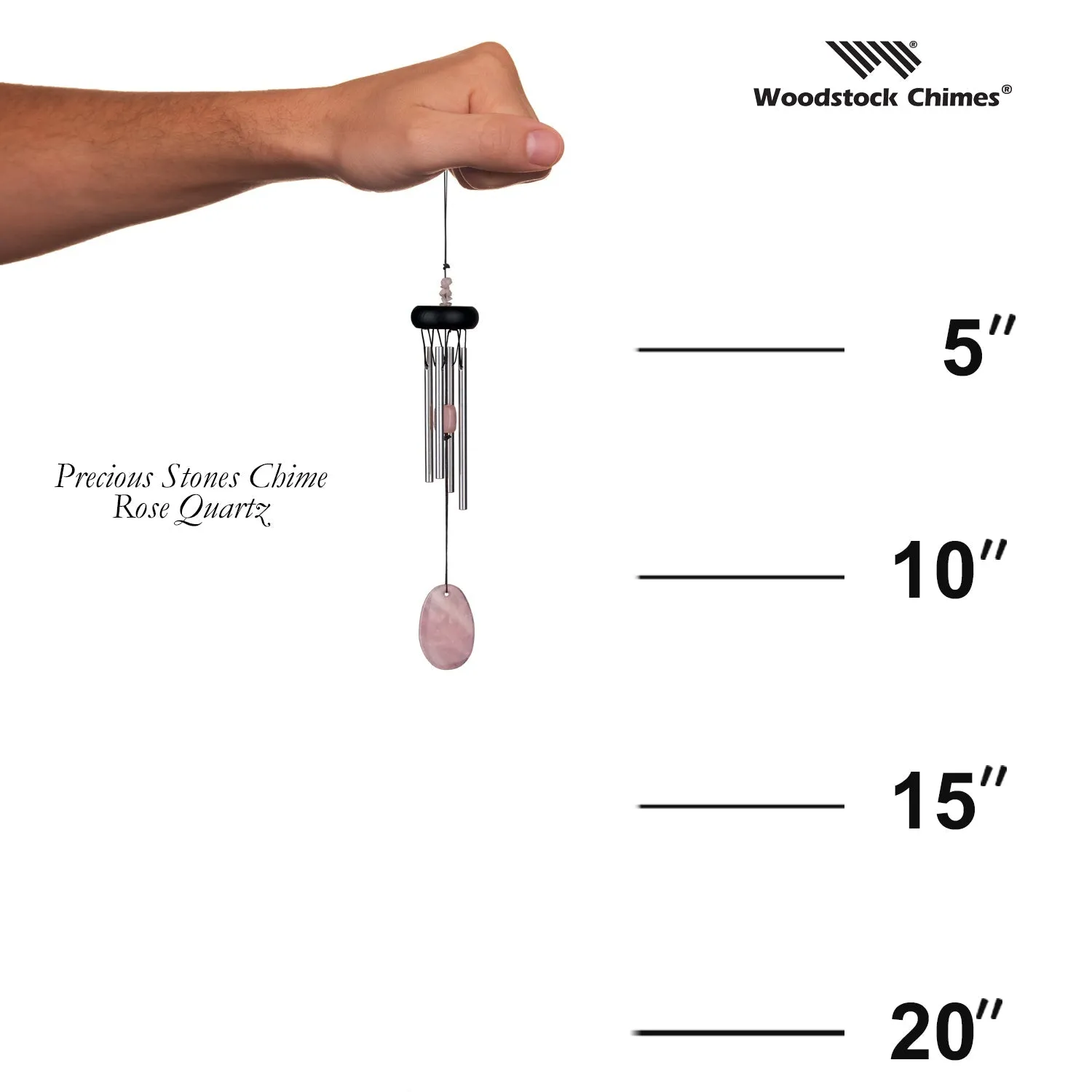 Precious Stones Chime - Rose