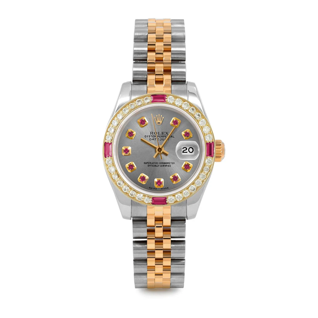 Rolex Datejust 26mm | 179173-SLT-RBY-AM-4RBY-JBL