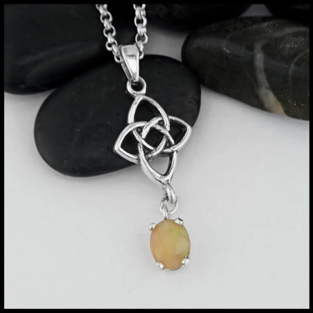 Starlight Pendant with Opal