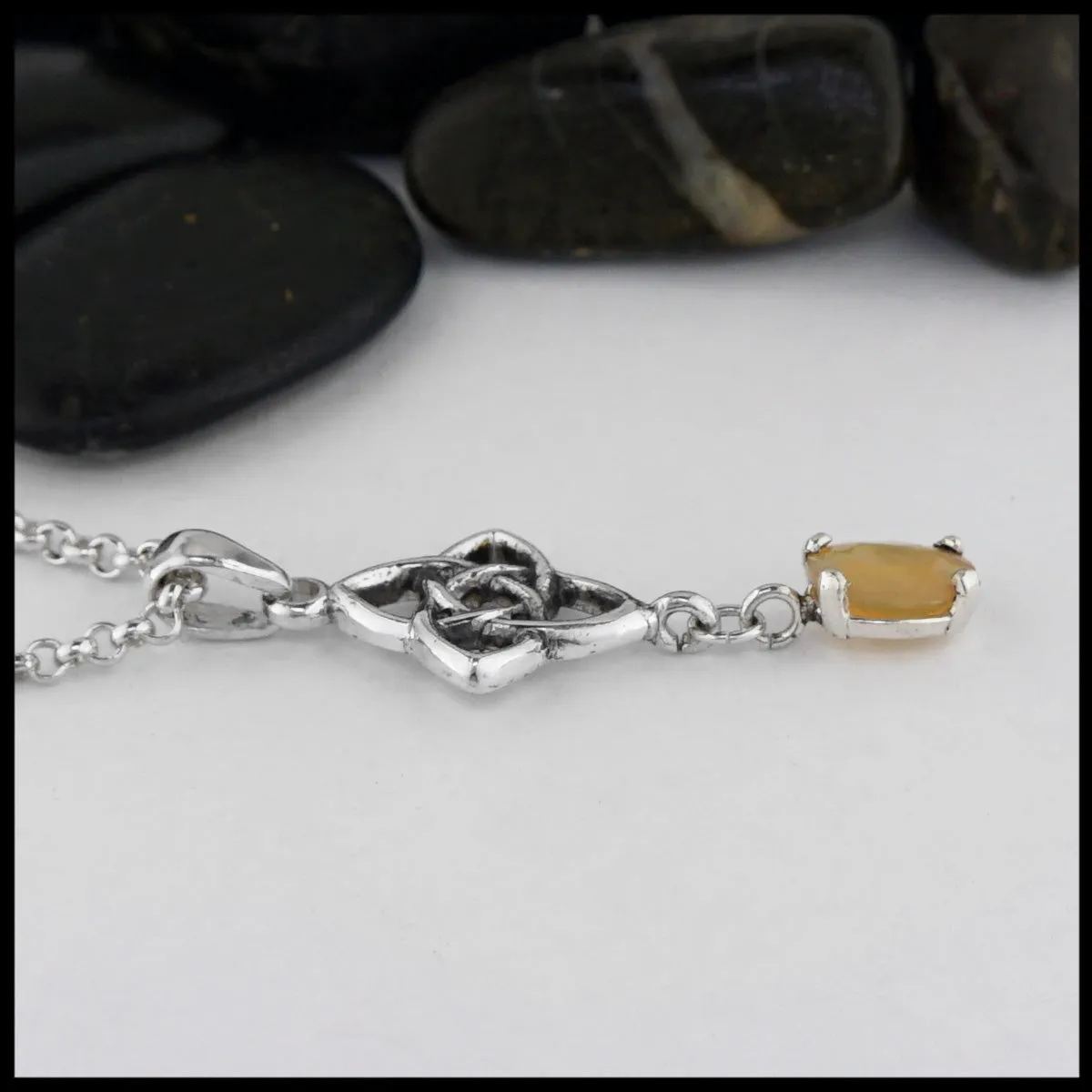 Starlight Pendant with Opal