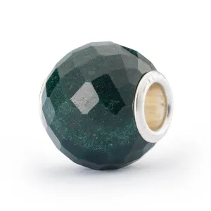 Trollbeads Round Green Chalcedony Facet Bead